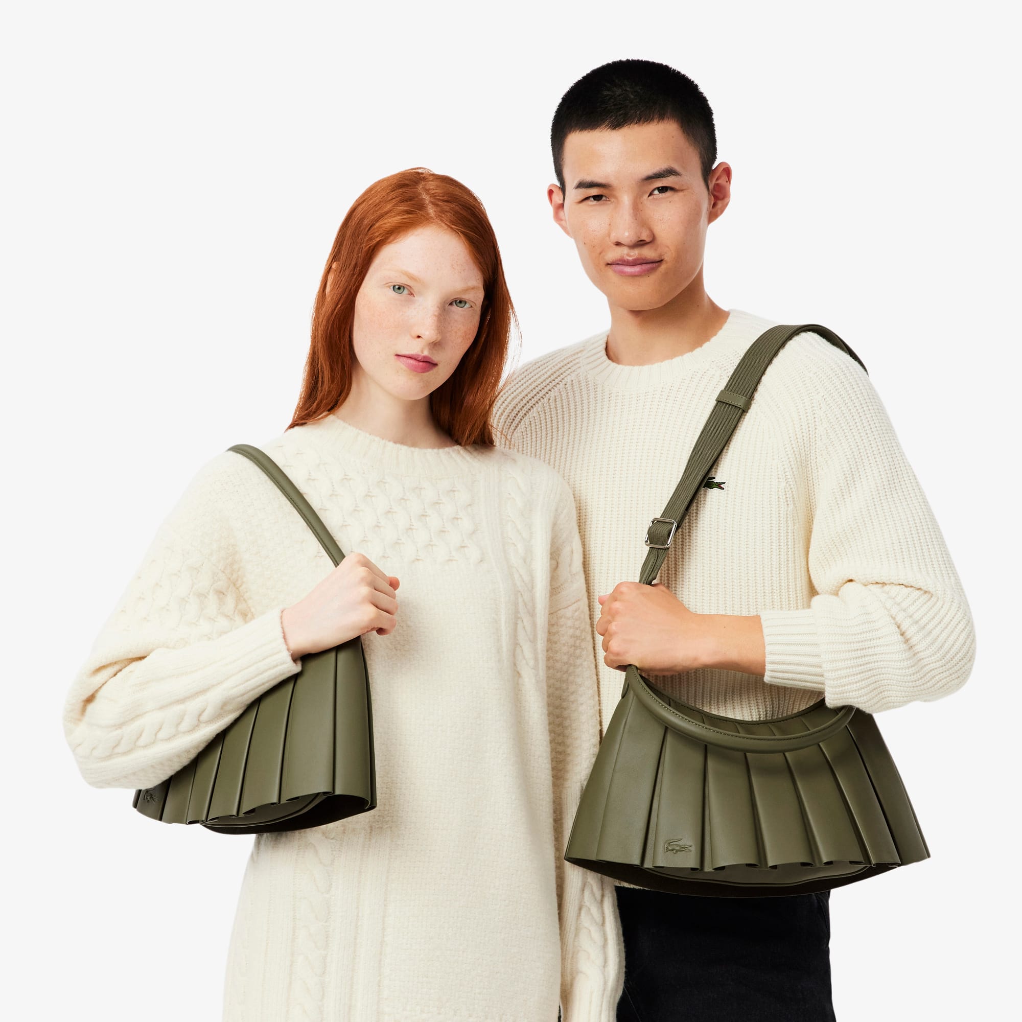 Medium Runway Lenglen Leather Bag - Bags - New In 2026 | Lacoste