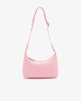 Unisex Metal Crocodile Branded Strap Nylon Shoulder Bag