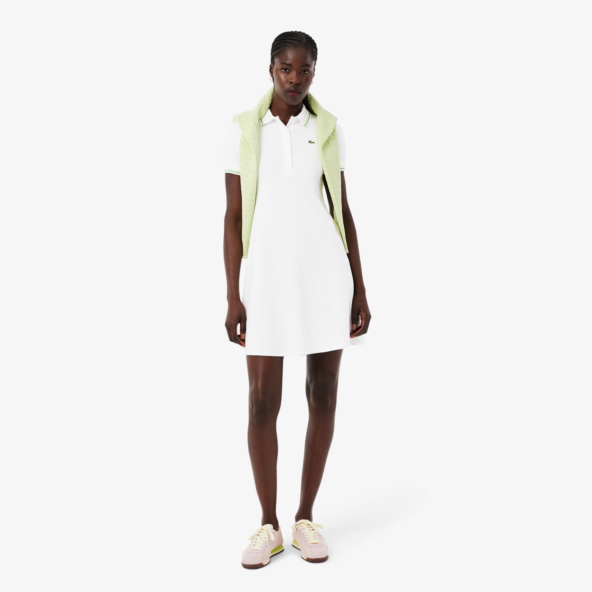 Women's Stretch Polo Collar Skater Dress - Dresses - New In 2026