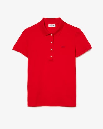 Women's L.12.D Slim Fit Stretch Mini Piqué Polo