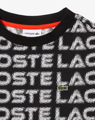 T-shirt avec imprim&eacute; sigl&eacute; en coton