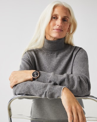 Lacoste Club Women 3 Hands Watch - Black With Leather Strap