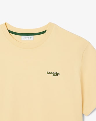 Women's Oversized Short Cut Cotton Logo T-Shirt