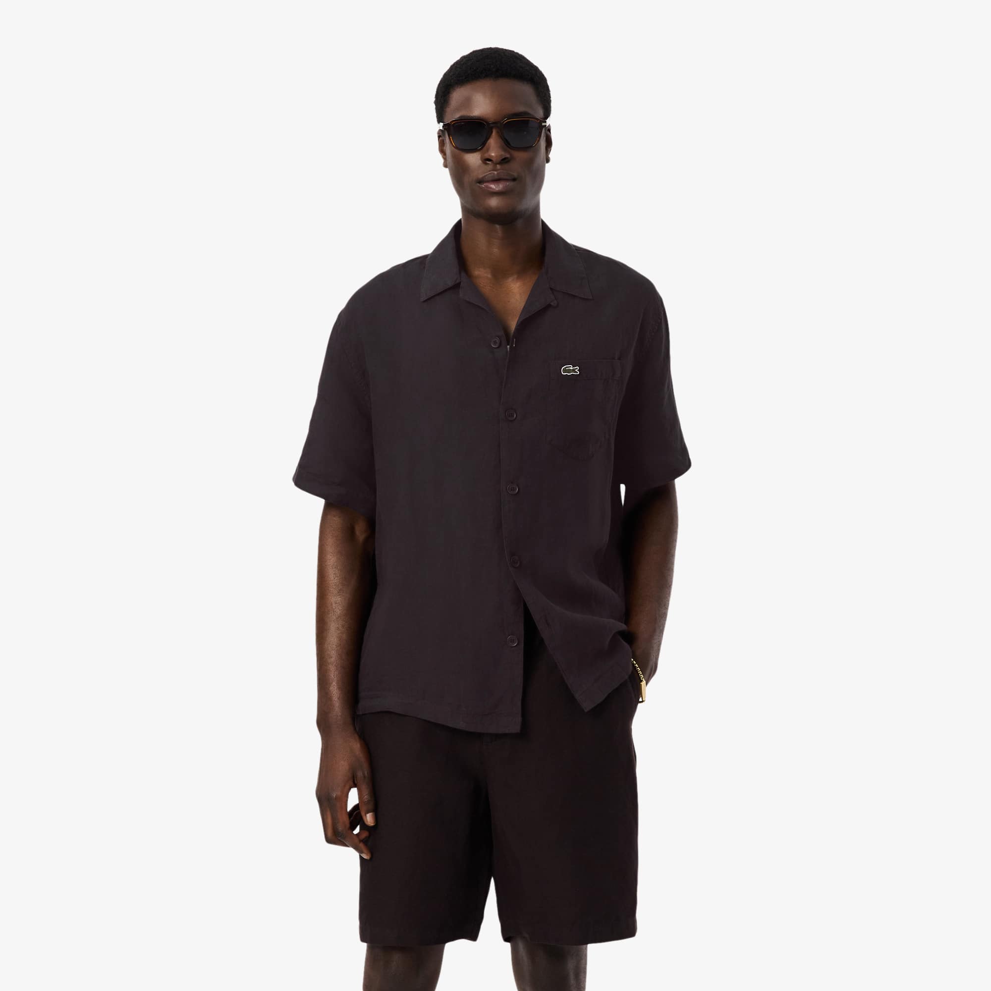 Relaxed Fit Linen Shirt - Button Down Shirts - New In 2026 | Lacoste