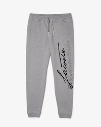 Men's Signature & Croc Print Cotton Fleece Sweatpants