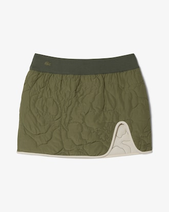 Women's Reversible Embroidered Quilted Mini Skirt