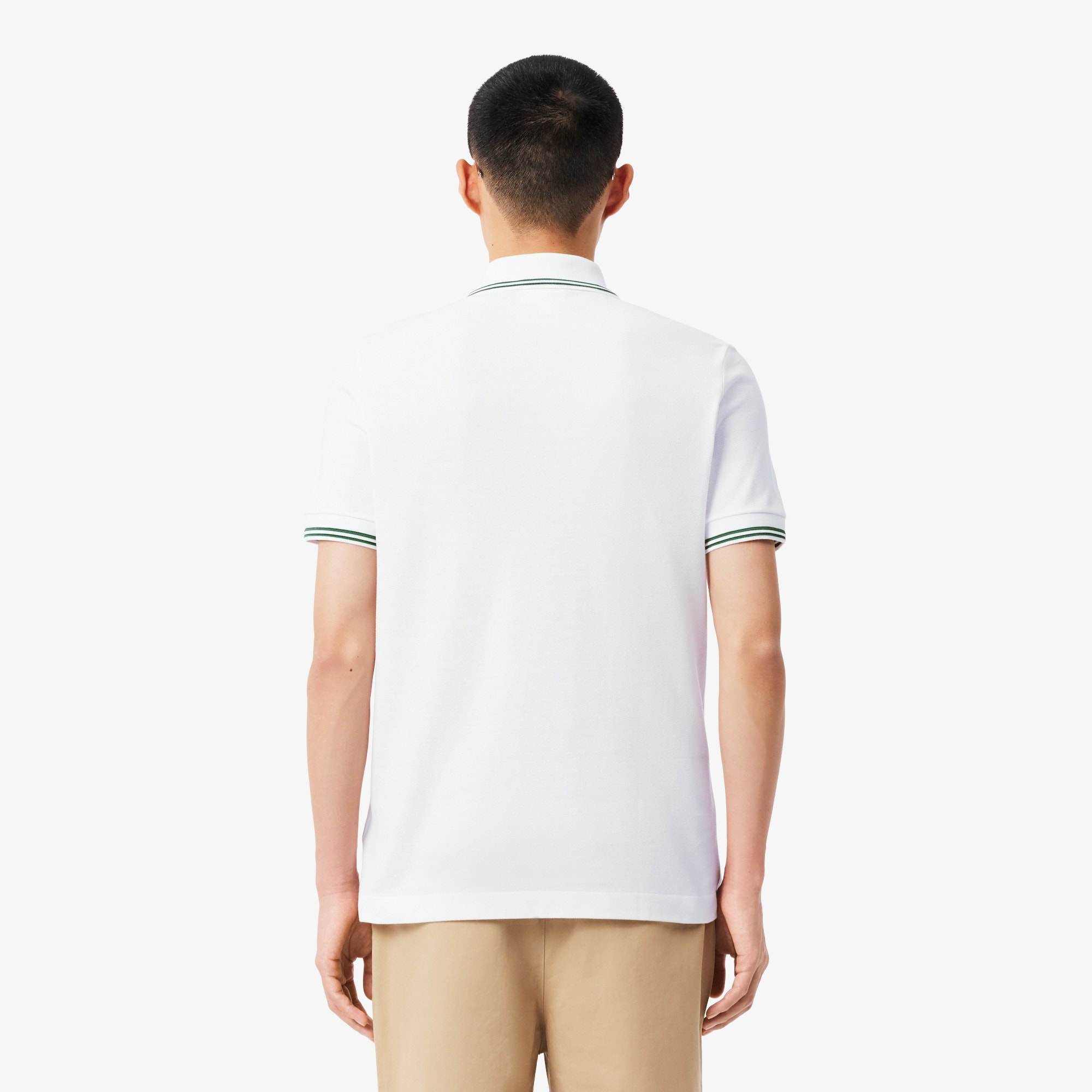 新品 LACOSTE x atmos 日本製 Polo White L 【公式通販】