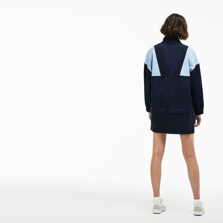 colorblock sweatshirt dress