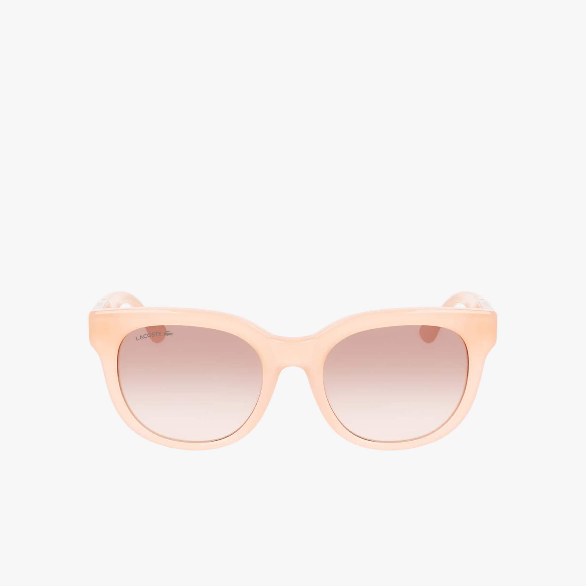 Croco Skin Oval Acetate Glasses