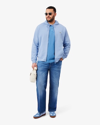 Sudadera Polar Cl&aacute;sica Con Cierre Para Hombre