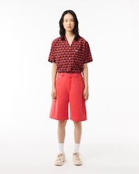 Women's Long Natural Dye Denim Shorts