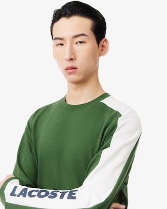 Men's Printed Fleece Lounge Sweatshirt