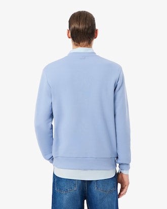 Men's Embroidered Motif Fleece Sweatshirt