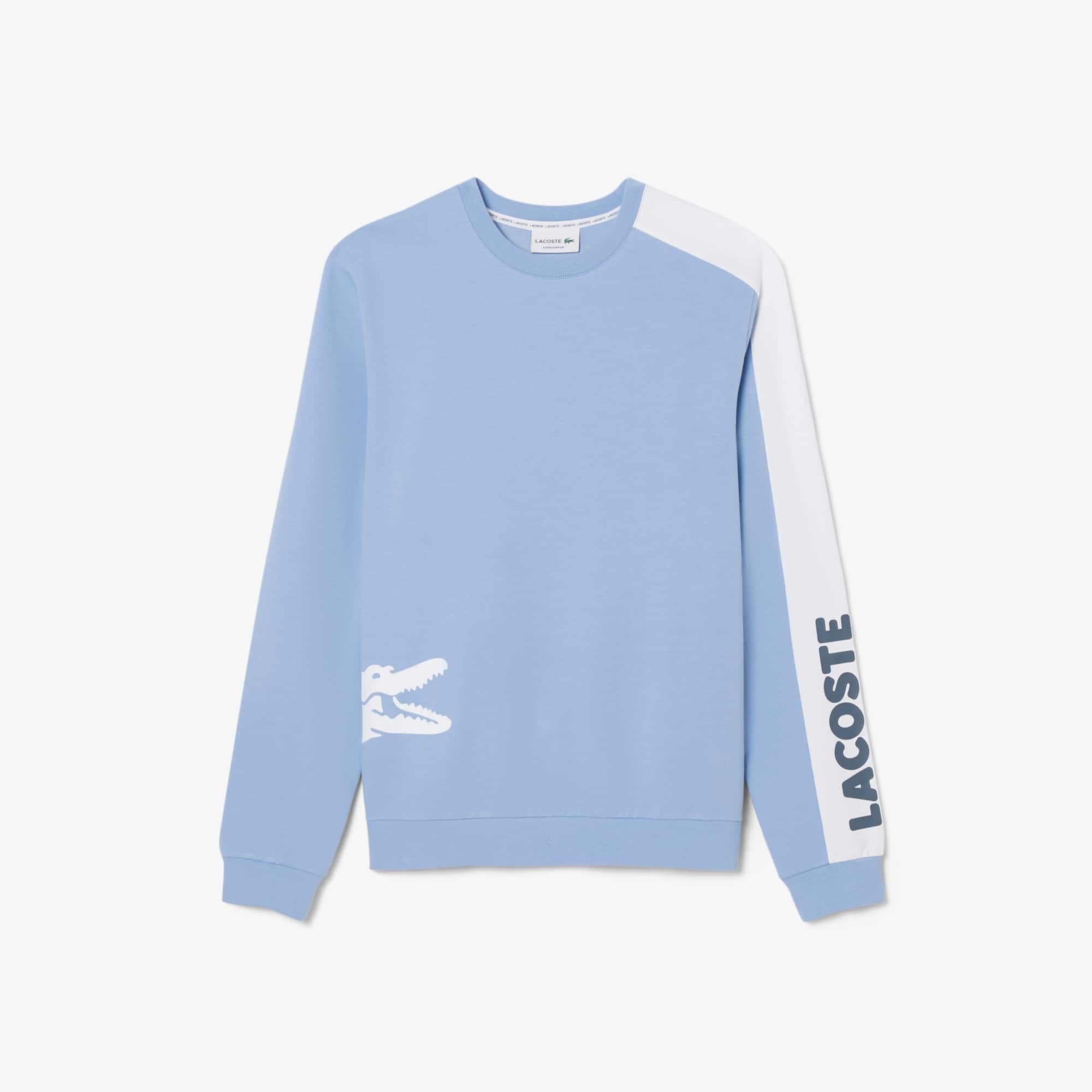 Men's Printed Fleece Lounge Sweatshirt