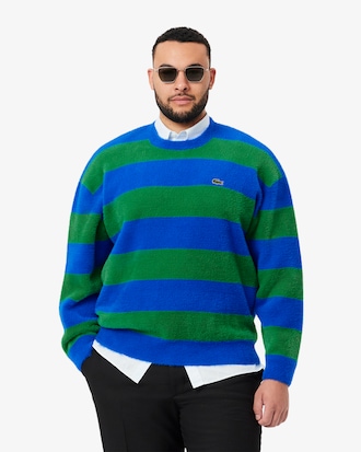 Men's Relaxed Fit Fuzzy Knit Sweater