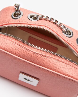 LCST Small Textured Canvas Shoulder Bag