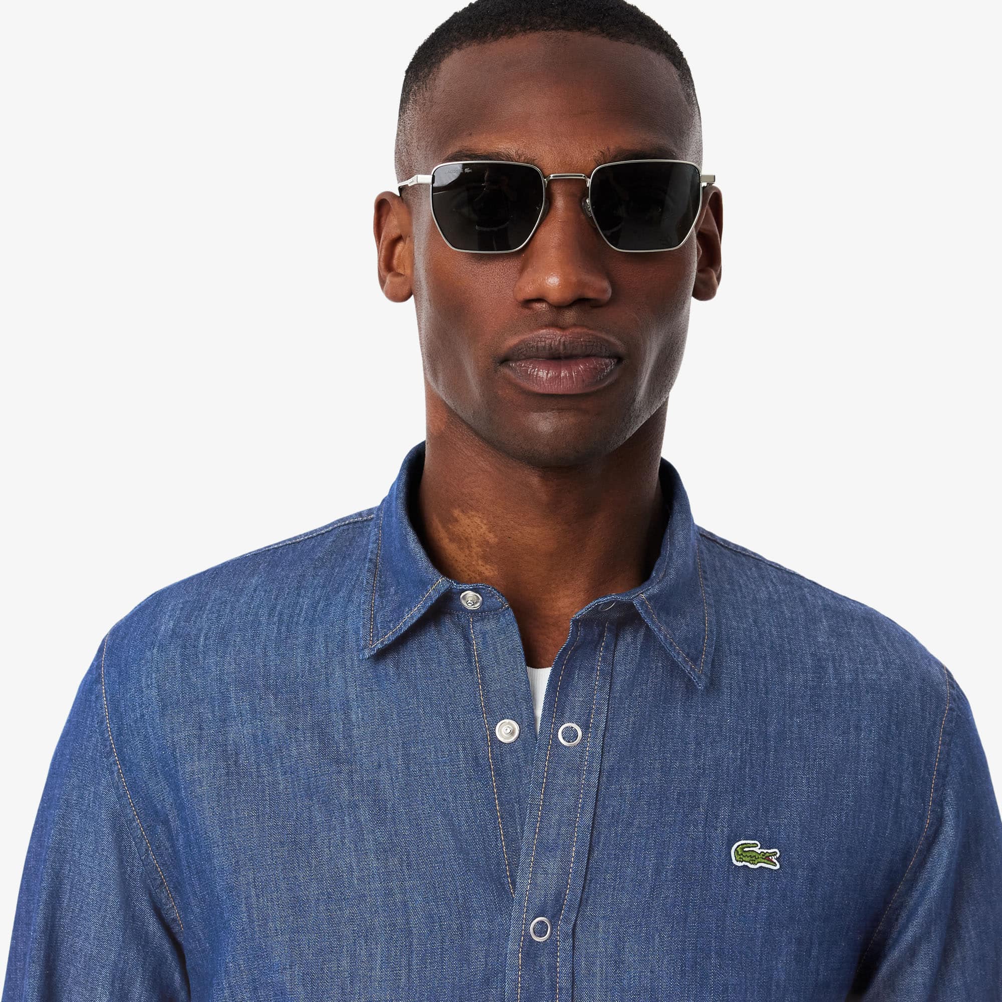 Men's Regular Fit Lightweight Denim Shirt