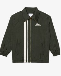 Chamarra para hombre Lacoste x Ricky Regal en nailon con cierre y bandas en contraste