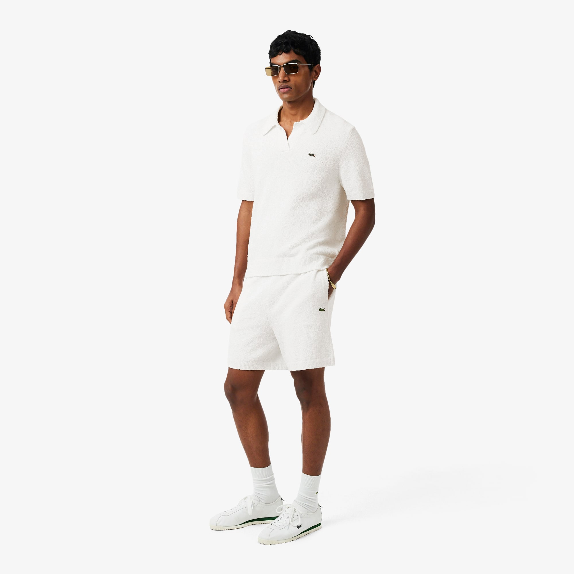 Bouclé Knit Shorts - Shorts & Swim - New In 2026 | Lacoste