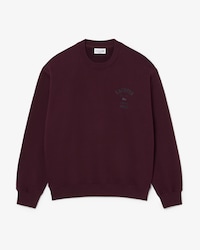 Sudadera de Cuello Redondo de Felpa con Bordado