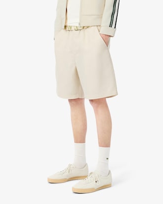 Men's Regular Fit Wool Blend Shorts