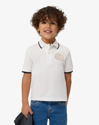 Polo de Petit Piqu&eacute; con Insignia