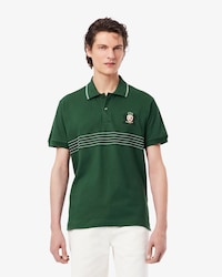 Polo Con Escudo Bordado L.12.12 De Corte Cl&aacute;sico Para Hombre