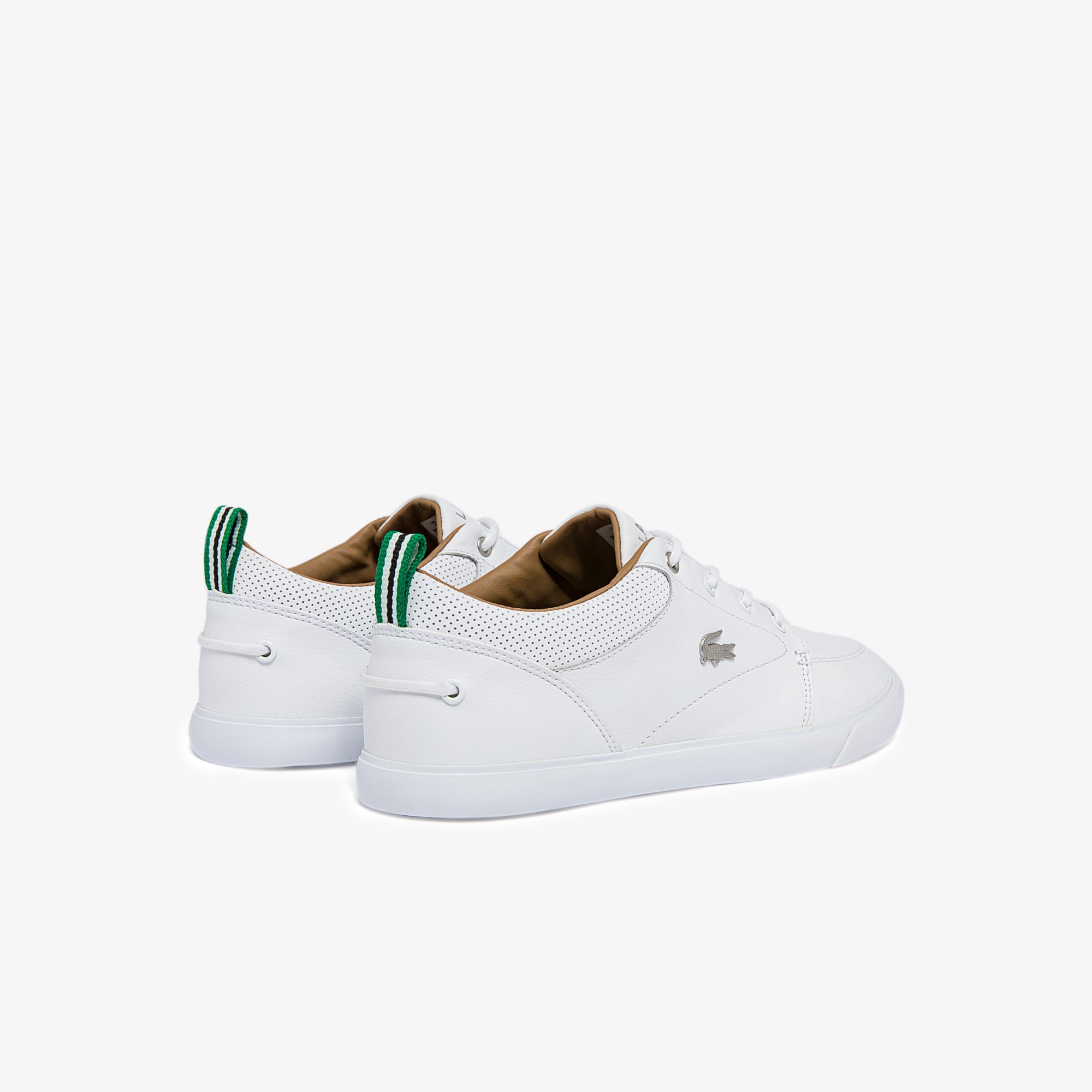 Men's Bayliss Leather Perforated Collar Sneakers - Sneakers