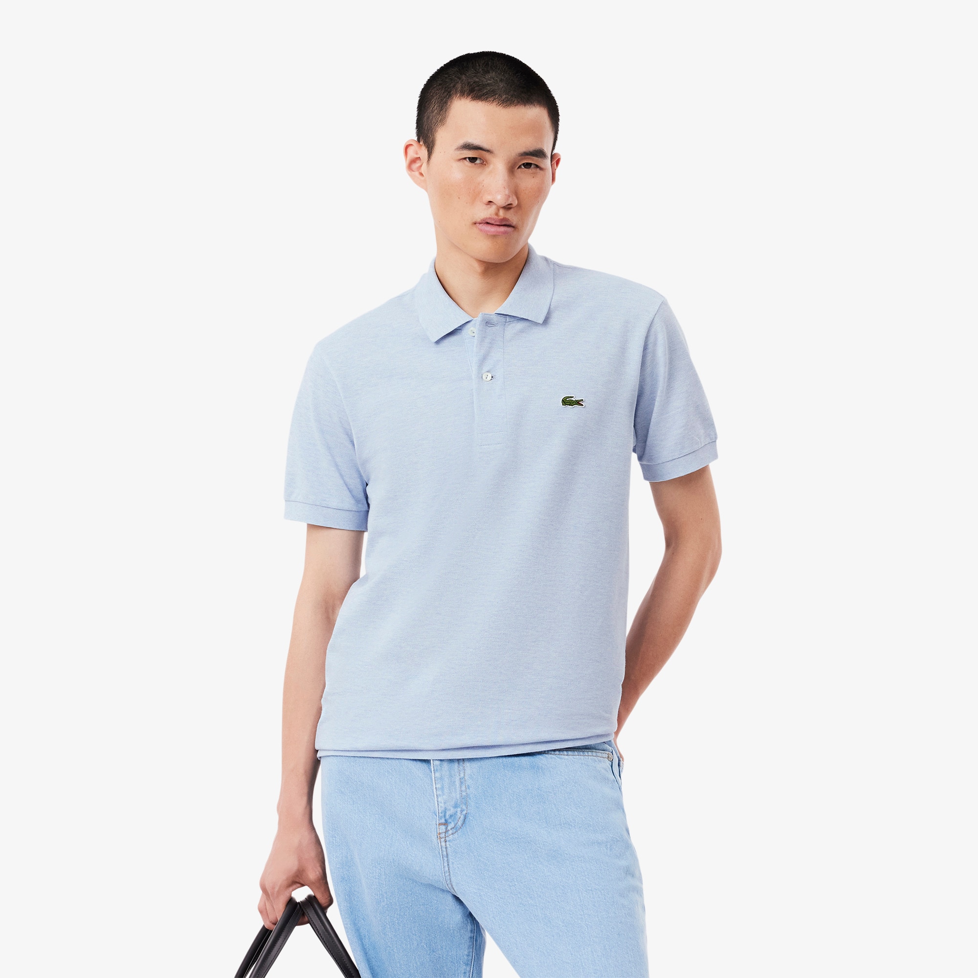 Men's Classic Fit L.12.12 Heathered Polo - Polo Shirts - New In
