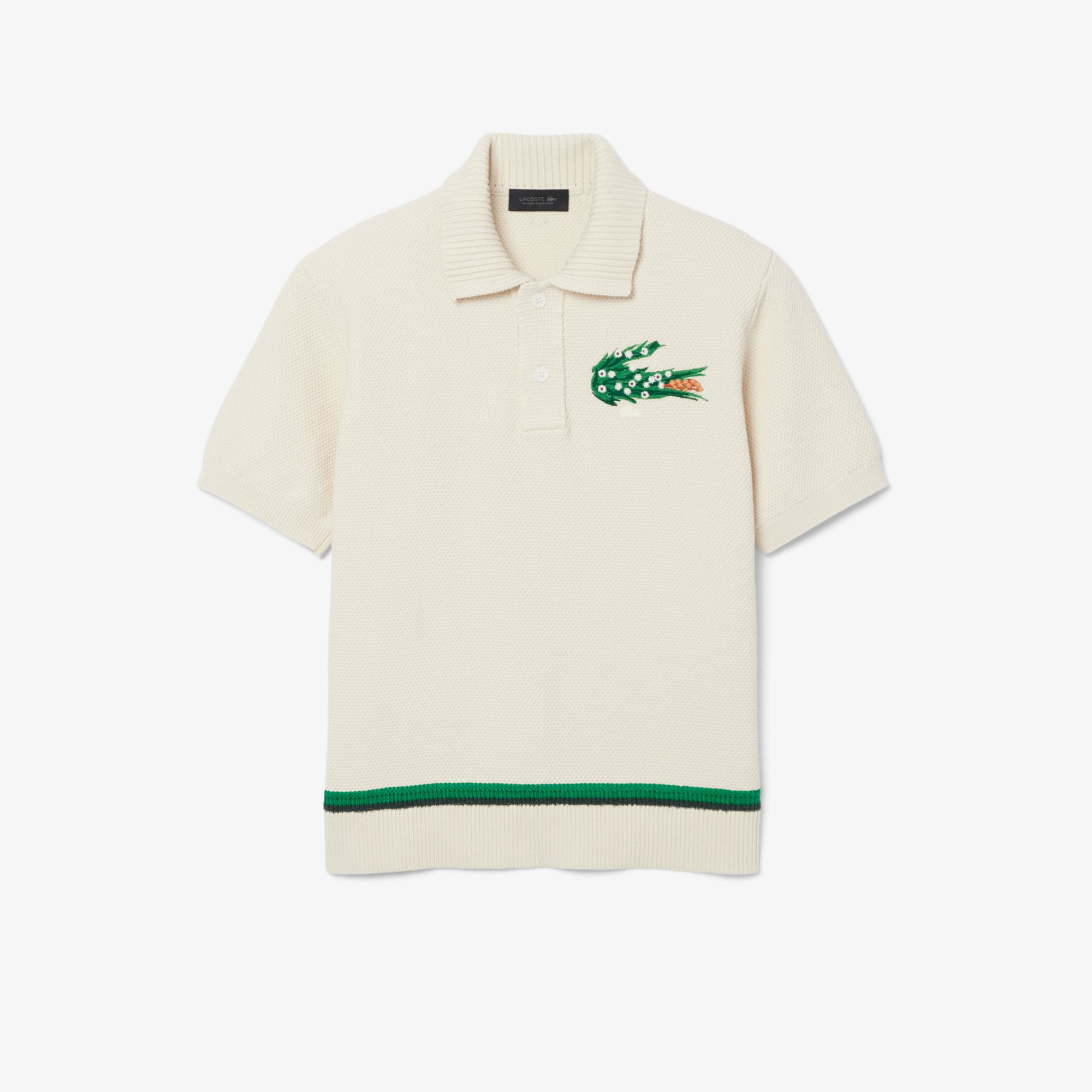 LACOSTE SAVE OURSPECIES ハワイアンモンクアザラシ刺繍ポロ ラコステ」ワニのロゴを絶滅危惧種に置き換えた限定ポロシャツが日本で