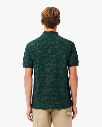 Men's Classic Fit Flower Print L.12.12 Polo