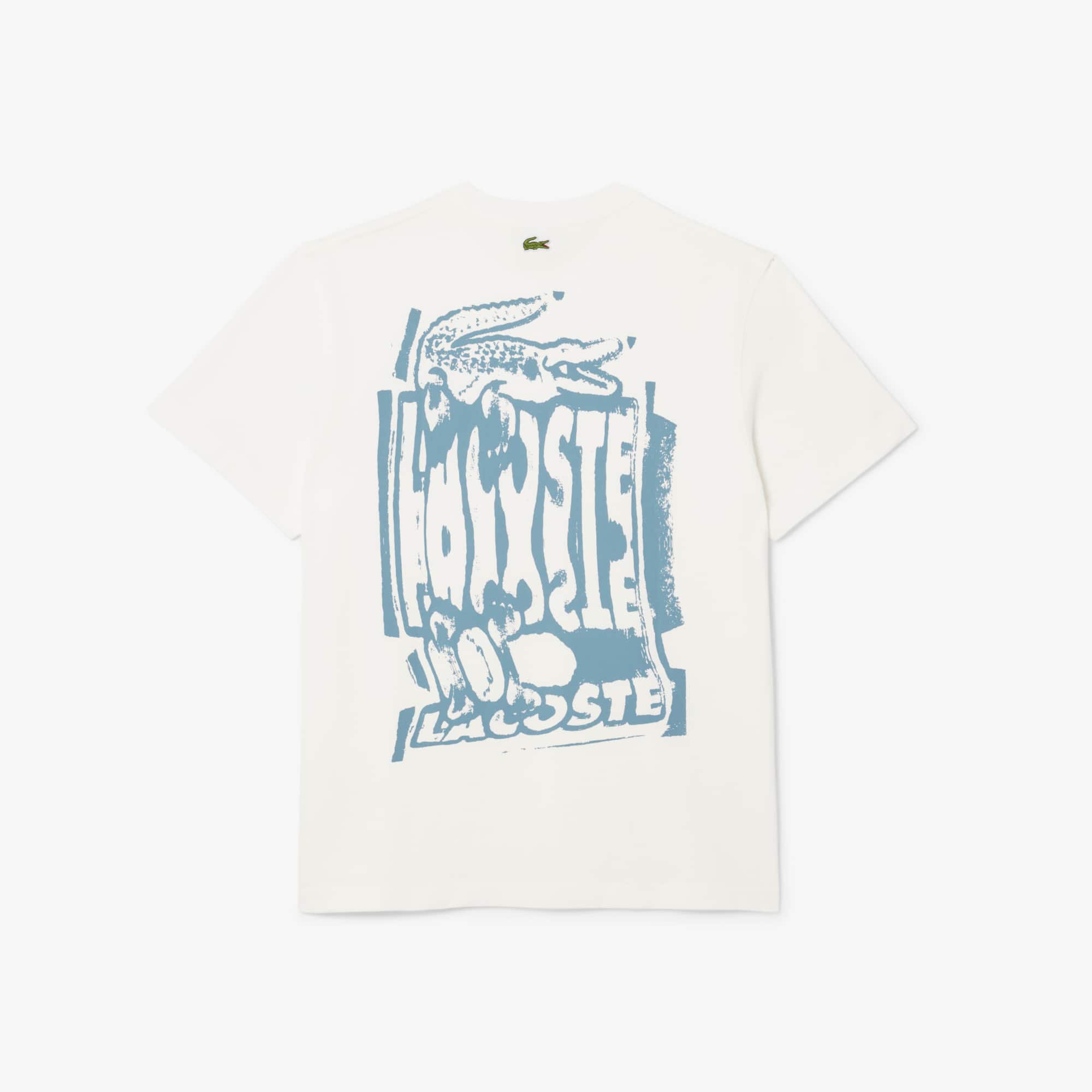 Tシャツ・カットソー Lacoste Two-Tone Polyester T-Shirt Lacoste two-tone logo-print T-shirt | White | FARFETCH