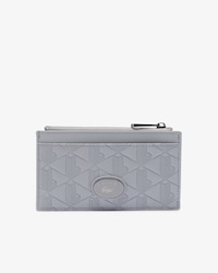 Monogram Leather Zip Card Holder