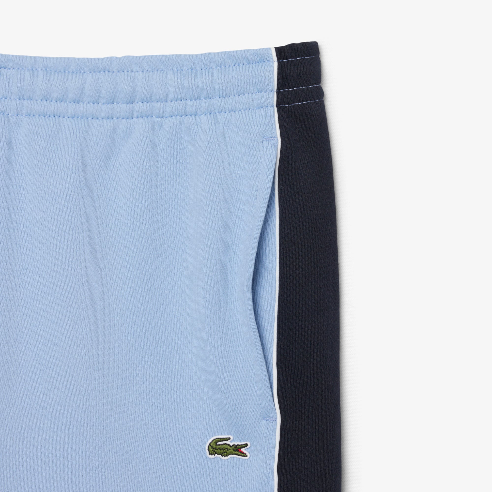 LACOSTE ブルー レギュラーフィット ジャージ US L Regular Fit Colorblock Fleece Shorts - Shorts & Swim - New In 2026