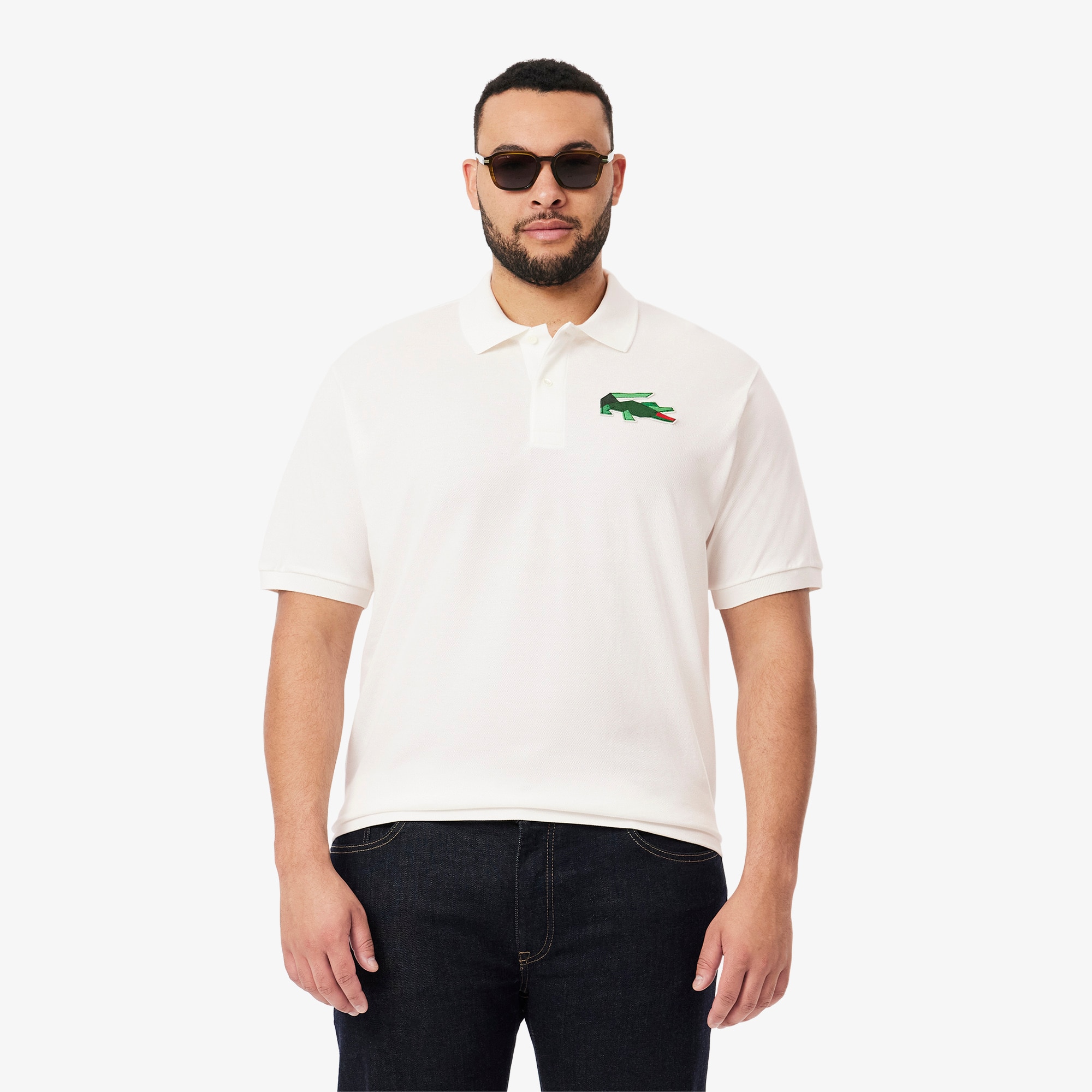 Men's Classic Fit L.12.12 Badge Polo - Polo Shirts - New In 2026