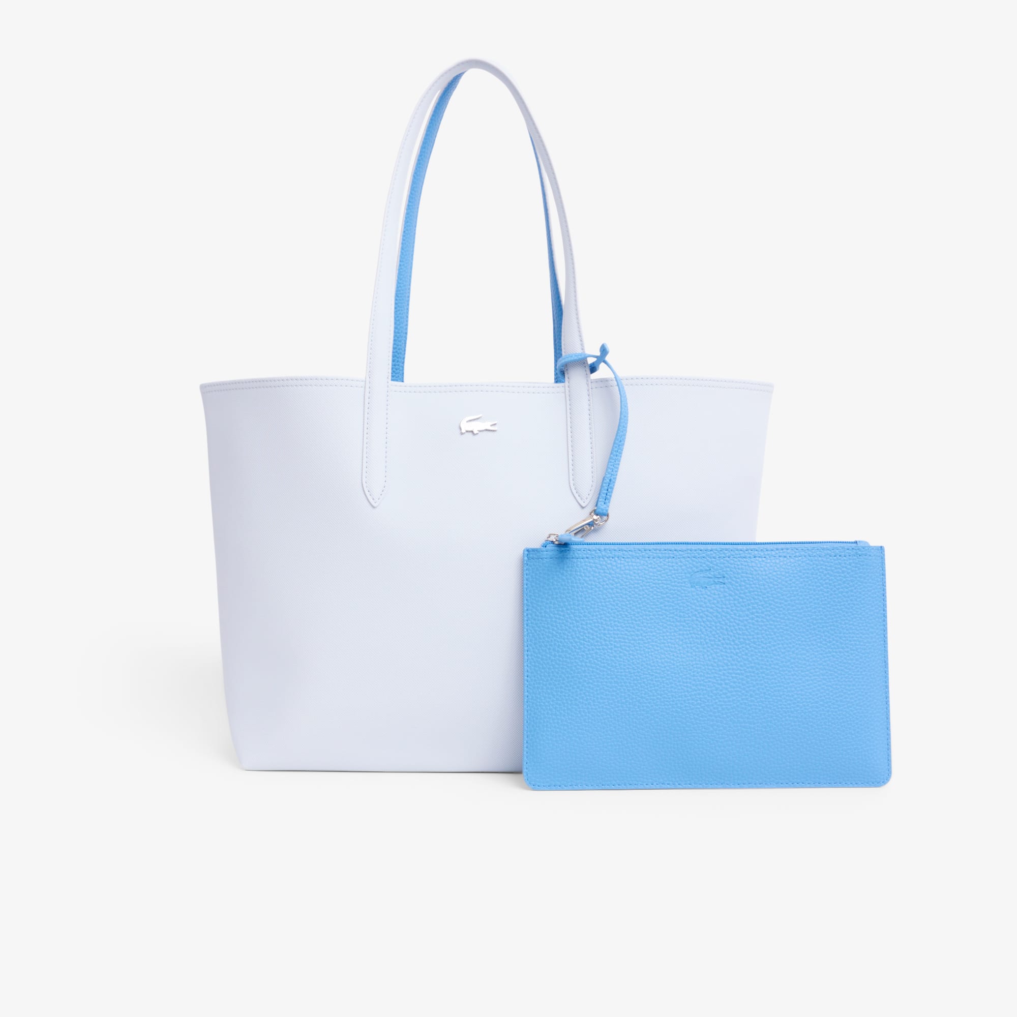 Lacoste Anna Reversible Tote & Pouch - One Size In Blue