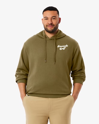 Sweatshirt &agrave; capuche Golf molleton imprim&eacute;