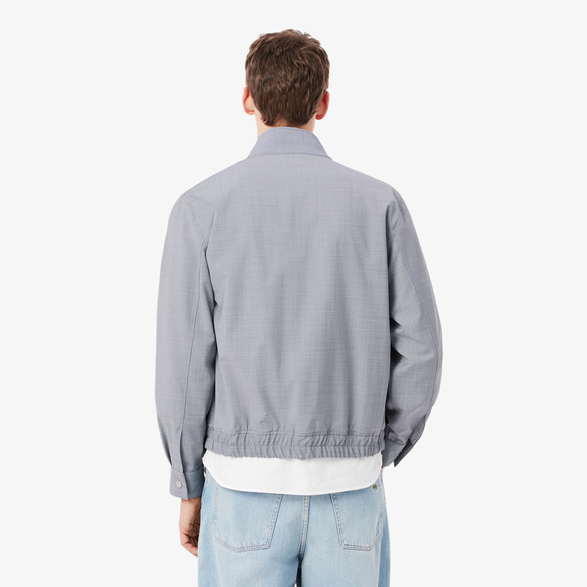 Wool Blend Harrington Jacket - Jackets & Coats - New In 2026 | Lacoste