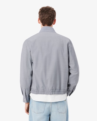 Wool Blend Harrington Jacket
