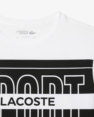 Playera deportiva con estampado de algod&oacute;n para hombre