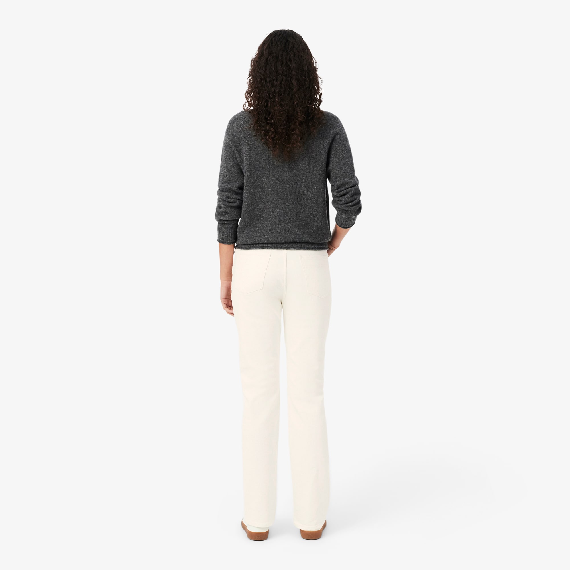 Straight Cut High Waist Denim Jeans