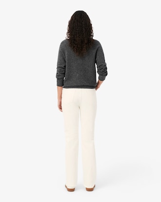Straight Cut High Waist Denim Jeans