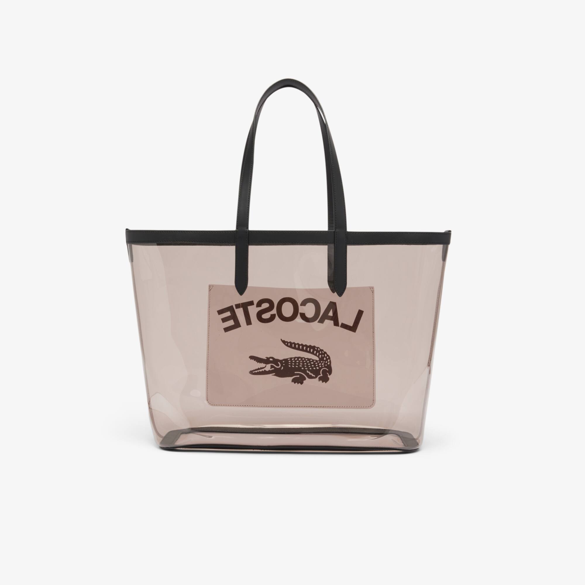 Large Anna Transparent Grained Tote - Bags - New In 2026 | Lacoste