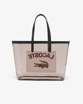 Large Anna Transparent Grained Tote