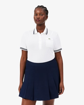 Slim Fit French Made Ribbed Polo