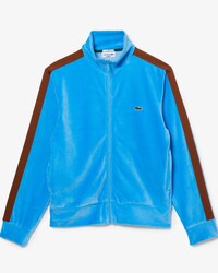 Unisex Regular Fit Velvet Zip-Up Sweatshirt