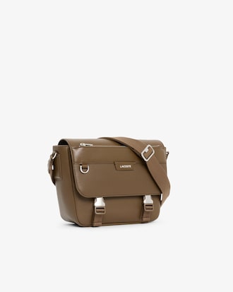 Bolsa con Solapa de Piel Ossian