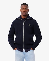 Men's Wool Zip-Up Sweater