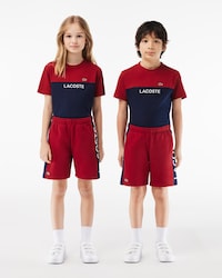 Kids' Color Stripe Cotton Shorts 