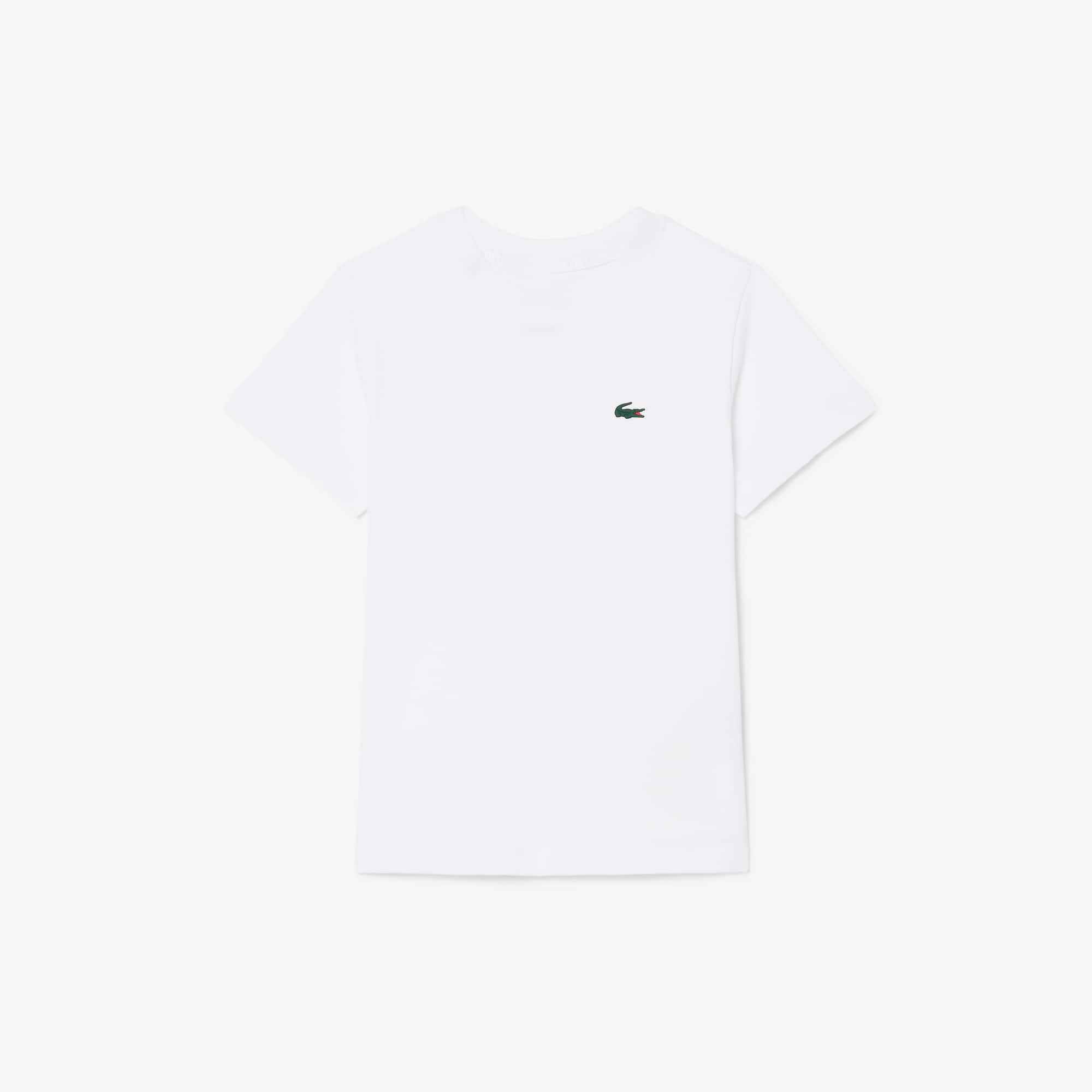 Lacoste Kids' Ultra Dry Technical Cotton Sport T-shirt - 12 Years In White